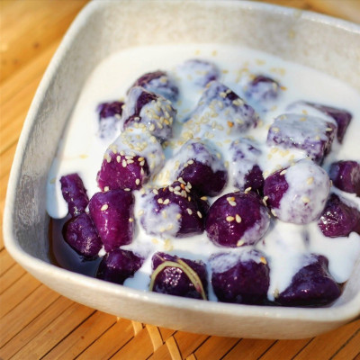 Bột Khoai Lang Tím Hữu Cơ Nguyên Chất Sấy Lạnh Dalahouse 3g 