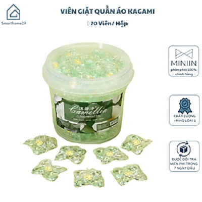 Viên Giặt Quần Áo Kagami - Đánh Bay Mọi Vết Bẩn, Lưu Hương Dài Lâu, Siêu Sạch - HÀNG CHÍNH HÃNG MINIIN