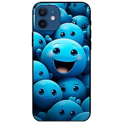 Ốp lưng dành cho Iphone 12 - 12 Pro - 12 Pro Max - 13 Mini - 13 - 13 Pro - 13 Pro Max - Mặt Xanh - Hàng Chính Hãng