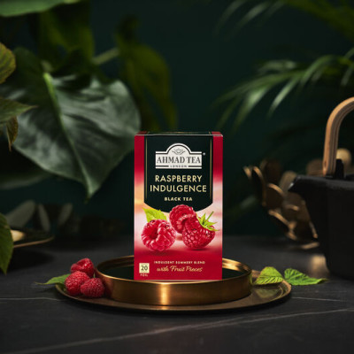 TRÀ AHMAD ANH QUỐC - MÂM XÔI (40g) - Raspberry Indulgence - Tốt cho phái mạnh