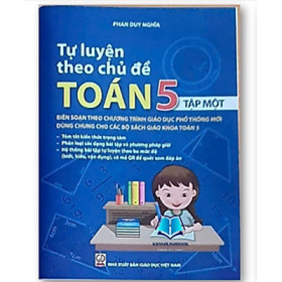 Sách - Tự luyện theo chủ đề Toán 5 ( Tập 1 + 2 )