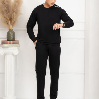 Bộ nỉ nam Aligro màu đen BN5