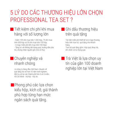 TRÀ VIỆT -Hộp Quà Tặng An Khang Giấy Gân Nổi Mỹ Thuật Cao Cấp