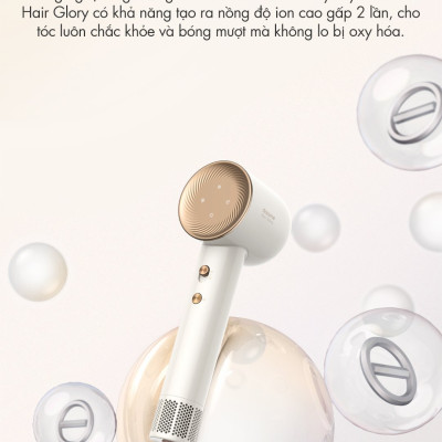 Máy Sấy Tóc Dreame Hair Glory AHD6A Bản Quốc Tế Bảo Hành 24 Tháng - Hàng Chính Hãng