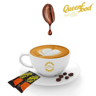 Cà Phê Collagen Queenfood (2 Hộp - 14 Túi Nhỏ/Hộp)