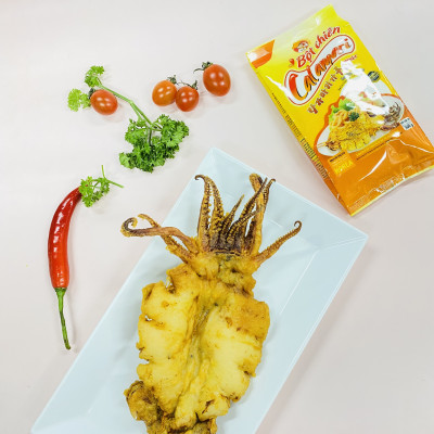 Bột chiên Tempura Hải Sản, Rau Củ Quả Calamari - Nguyên liệu nhập khẩu Hàn Quốc