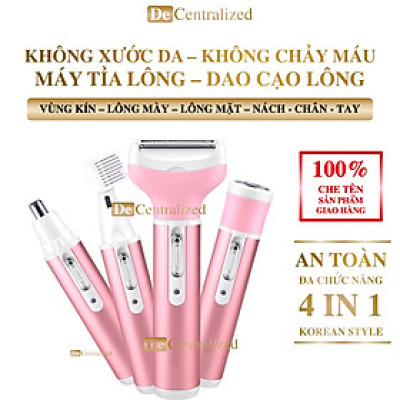 Máy cạo, máy tẩy lông mặt, lông nách toàn thân 4in1 TL1 