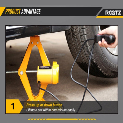 Bộ Nâng Kích Gầm Điện Thương hiệu ROGTZ Đức TY-45EJ, Tải Trọng 5 Tấn, Nâng tối đa 42cm - Hàng nhập khẩu