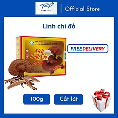 [Freeship Xtra] Nấm Linh Chi Nhật Cắt Lát 100g (Linh Chi Đỏ): Tăng Sức Đề Kháng, Bồi Bổ, Thanh Lọc Cơ Thể.