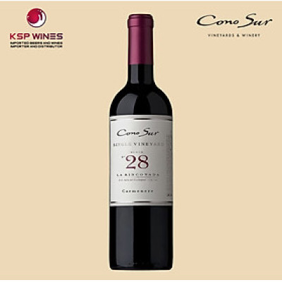 RƯỢU VANG ĐỎ CHILE SINGLE VINYARD 28 CARMENERA