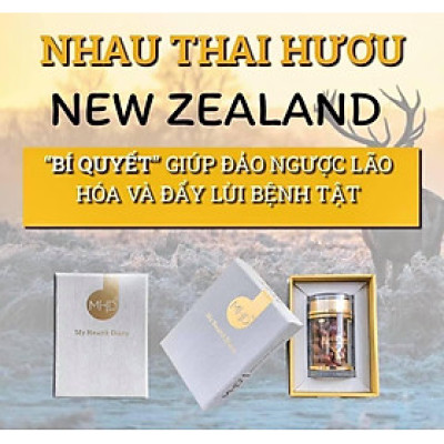 Viên uống sức khỏe nhau thai hưu NUTRICENTA DAMODE lọ 60 viên