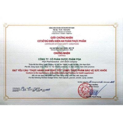 Hoàng Cầm PQA Hỗ Trợ Các Triệu Chứng Chảy Nước Mũi, Đau Đầu Do Viêm Xoang Hộp 125ml