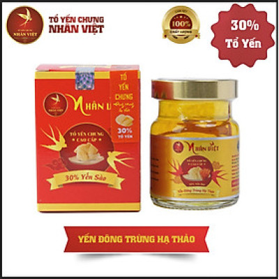 Yến Sào Chưng Đông Trùng Hạ Thảo Nhân Việt 30% Yến