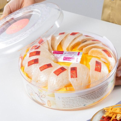 [CHÍNH HÃNG] Yến Sào Hoàng Kim - Hộp Quà Hoàng Kim Ngự Phẩm (100g Tổ Yến Tinh Chế Định Hình A5 & Đông Trùng) - Quà Biếu Tặng VIP, Đối Tác Cao Cấp Nhất