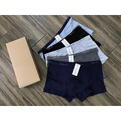 Hộp 4 Quần Lót Nam Đùi Xuất Nhật Loại không lỗ Sunzin4MJ - Màu Ngẫu Nhiên