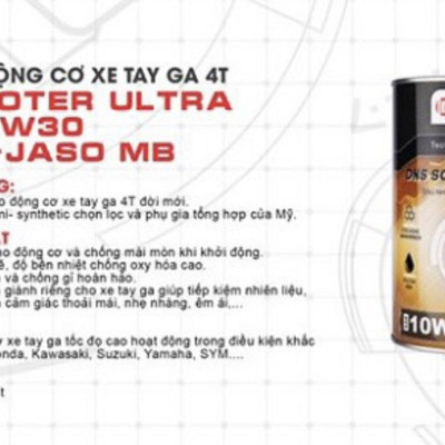 Dầu Nhớt DENIS OIL Cho Động Cơ Xe Tay Ga 4 Thì 10W30 ( 1 Lít )