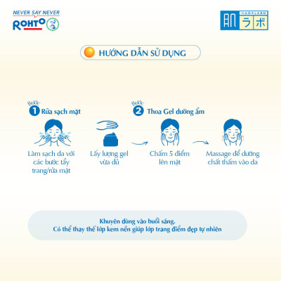 Kem dưỡng ẩm chống nắng ban ngày dạng gel Hada Labo Koi-Gokujyun UV White Gel SPF50+ PA++++ 90g