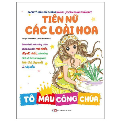 Sách - Bồi Dưỡng Năng Lực Cảm Nhận Thẩm Mỹ - Tô Màu Công Chúa - Chọn Lẻ 6 Chủ Đề - Tân Việt Books