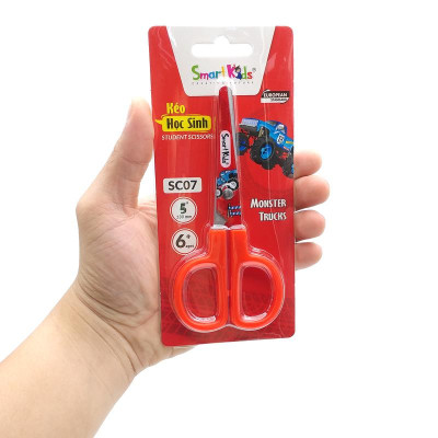 Kéo Học Sinh Monster Truck - Smart Kids SC07 - Màu Đỏ
