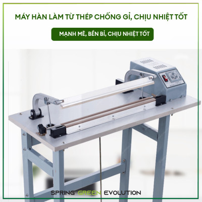 Máy hàn miệng túi dập chân FS01-80cm. Hàn được nhiều loại túi. Hàng chính hãng Thái Lan