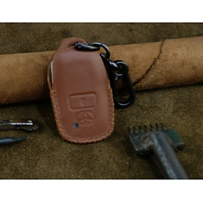 Bao Da Chìa Khóa Ô Tô Handmade Toyota RAIZE 2022 Da Bò Thật - hàng chính hãng