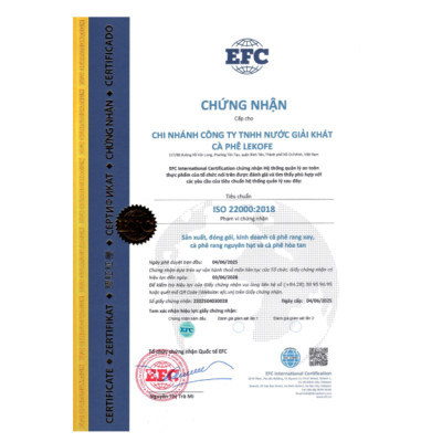 Cà phê rang xay Bình Minh Lekofe 100% Robusta Đắng đậm chát nhẹ Túi 500gram