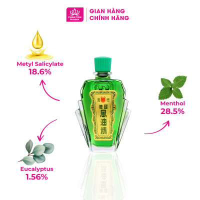 [Chính Hãng Singapore] Lốc 12 Chai - Dầu Gió Xanh Con Ó Eagle Brand Chính Hãng Singapore 24ml