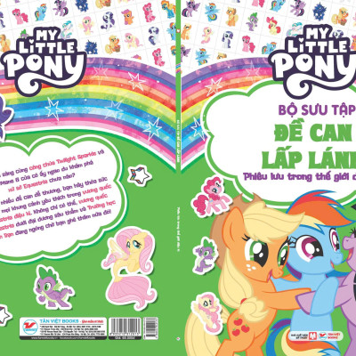 Sách - My Little Pony - Bộ Sưu Tập Đề Can Lấp Lánh - Phiêu Lưu Trong Thế Giới Diệu Kì