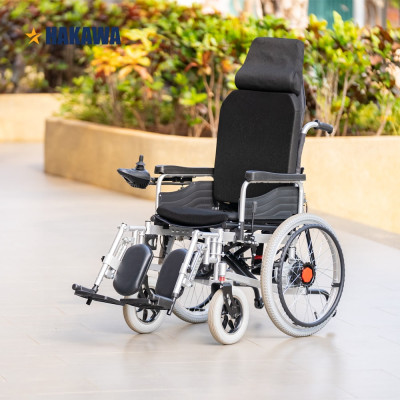 Xe lăn điện ngả nằm tự động HAKAWA HK-XD20 - Ngã nằm thành giường tự động - Bảo hành chính hãng 12 tháng - Hàng nhập khẩu