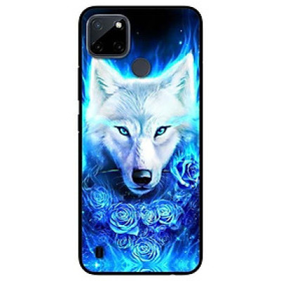 Ốp lưng dành cho Realme C21Y - C25Y mẫu Sói Trắng