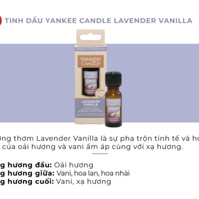 Tinh dầu Yankee Candle - Lavender Vanilla (15ml)