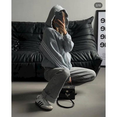 Áo khoác nữ chống nắng Croptop 3 Sọc Dáng Rộng Mũ To 3 sọc bao chất phối đẹp-A2116