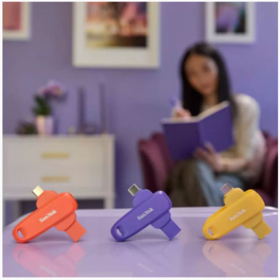 USB 128GB Sandisk Phone Drive for Android  SDDDC6-128G-G46 (Type C+Type A)- Hàng chính hãng