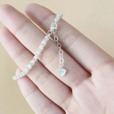 Vòng Tay Lắc Tay Nữ Bạc 925 Đuôi Phụng LTU559  BẠC HIỂU MINH