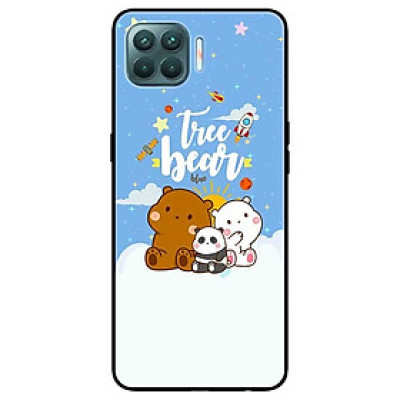 Ốp lưng dành cho Oppo A93 - F17 Pro mẫu Gấu Ngồi Trên Mây