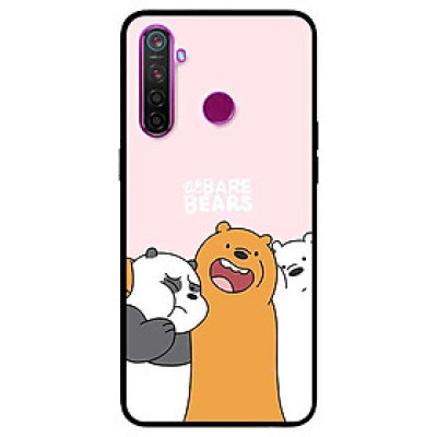 Ốp lưng dành cho Realme 6i mẫu 3 Chú Gấu Ôm