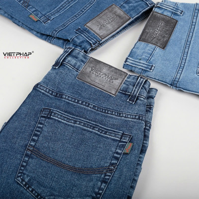 Quần Short Jeans Nam VIỆT PHÁP Chất liệu Jeans Cotton Cao Cấp co giãn, độ bền màu cao 0313
