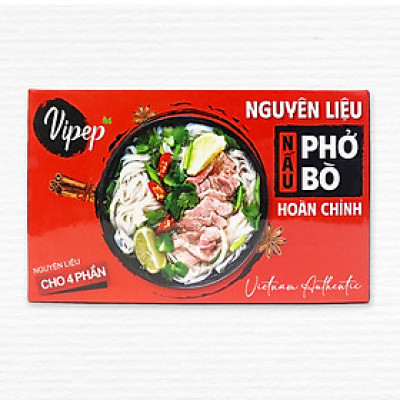 Nguyên Liệu Nấu Phở Bò Hoàn Chỉnh Vipep 320G - Gia vị Vipep
