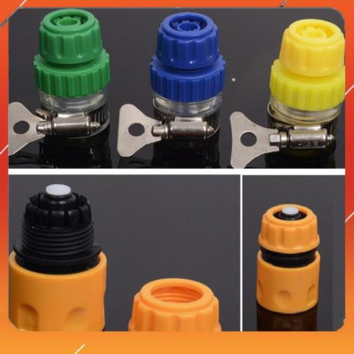 Vòi Xịt️Evoucher Bộ dây vòi xịt nước rửa xe, tưới cây , tăng áp 3 lần, loại 7m, 10m 206701-2 đầu đồng,cút, +  đai