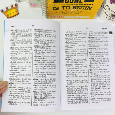 Sách - Từ điển Anh - Việt 155.000 từ (tím hộp B155) - ndbooks