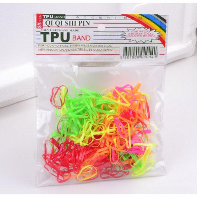 Bộ 300 Sợi Dây Thun Cột Tóc Nhiều Màu