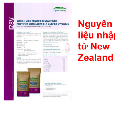 Sữa nghệ curcumin 800g TOPTEN Milk sữa bột cho người bị đau dạ dày tá tràng,phụ nữ sau sinh ,đẹp da