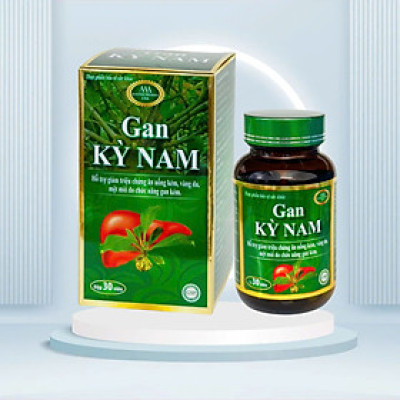 Viên uống Gan Kỳ nam, lọ 50 viên, thanh nhiệt, giải độc gan