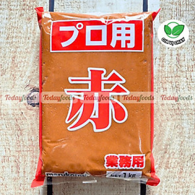 Tương Miso Đỏ Marukome (Nhật Bản) 1KG ( Gia Vị Chay ) - Tương đậu lên men [ Aka Miso / Red Miso ] 