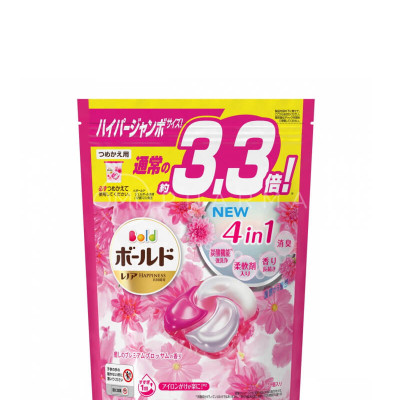 Viên giặt xả Bold GelBall 4D P&G hương hoa ngọt ngào túi refill 36 Viên