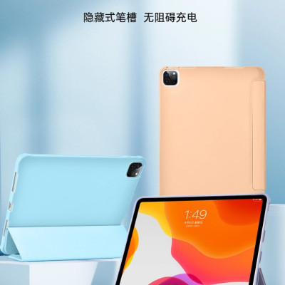 Bao da Wiwu Classic II Case GF-02 dành cho Ipad vỏ siêu mỏng, thiết kế gập ba, có khe để bút tích hợp - Hàng chính hãng