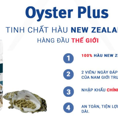 Tinh chất hàu tăng cường sinh lý nam Goodhealth Oyster Plus New Zealand giúp tăng sinh lực, tăng sức khỏe sinh sản, tăng sức đề kháng-OZ Slim Store