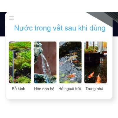 Đèn UV Hồ Cá Diệt Tảo / Đèn UV Chống Rêu, Vi Khuẩn Có Hại Cho Bể Cá Lớn/Mini