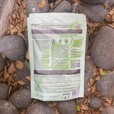 Hỗn hợp bột xanh detox hữu cơ Green detox organic Dragon Superfoods 200g (spirulina, chlorella, cỏ lúa mì, cỏ lúa mạch) 
