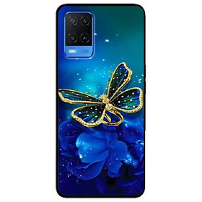 Ốp lưng dành cho Oppo A54 - A74 - A94 mẫu Bướm Xanh